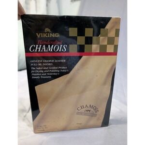 Viking Genuine Chamois Leather 5 Sq Ft Made in England Vintage 1993 New Sealed